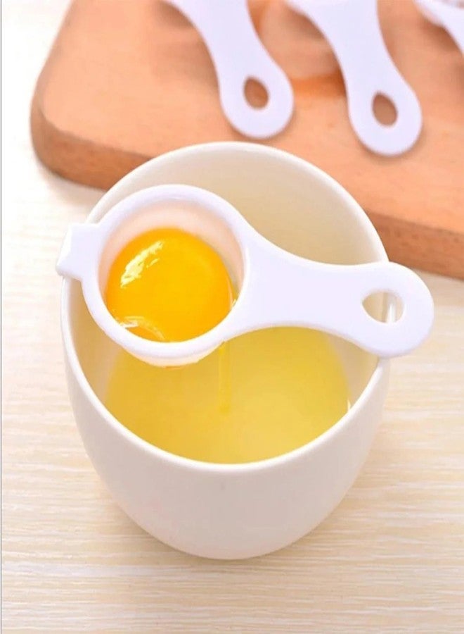 Oblivion Egg Yolk Separator - Egg White & Yolk Filter Divider - Egg Strainer Spoon Separator for Baking, Cooking & Kitchen Use - Easy, Fast, Mess-Free & No Yolk Slips Egg Separation Tool (Pack of 7) - Image 4